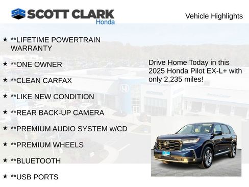 Used 2025 Honda Pilot EX-L image 11