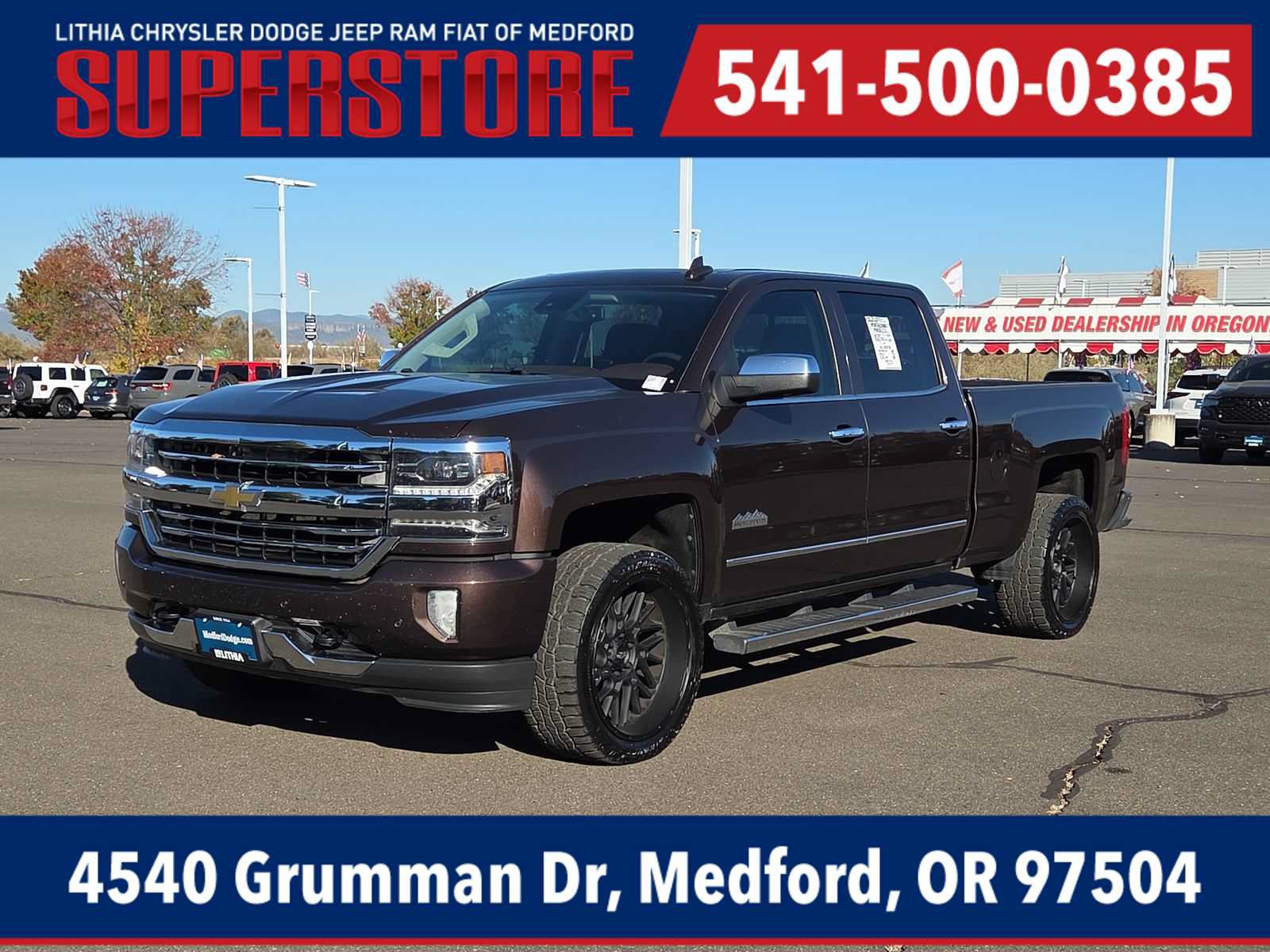 Used 2016 Chevrolet Silverado 1500 High Country w/ High Country Premium Package AWD/4WD image 1