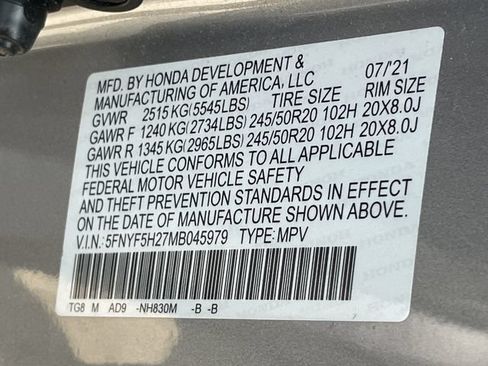Used 2021 Honda Pilot Special Edition image 30