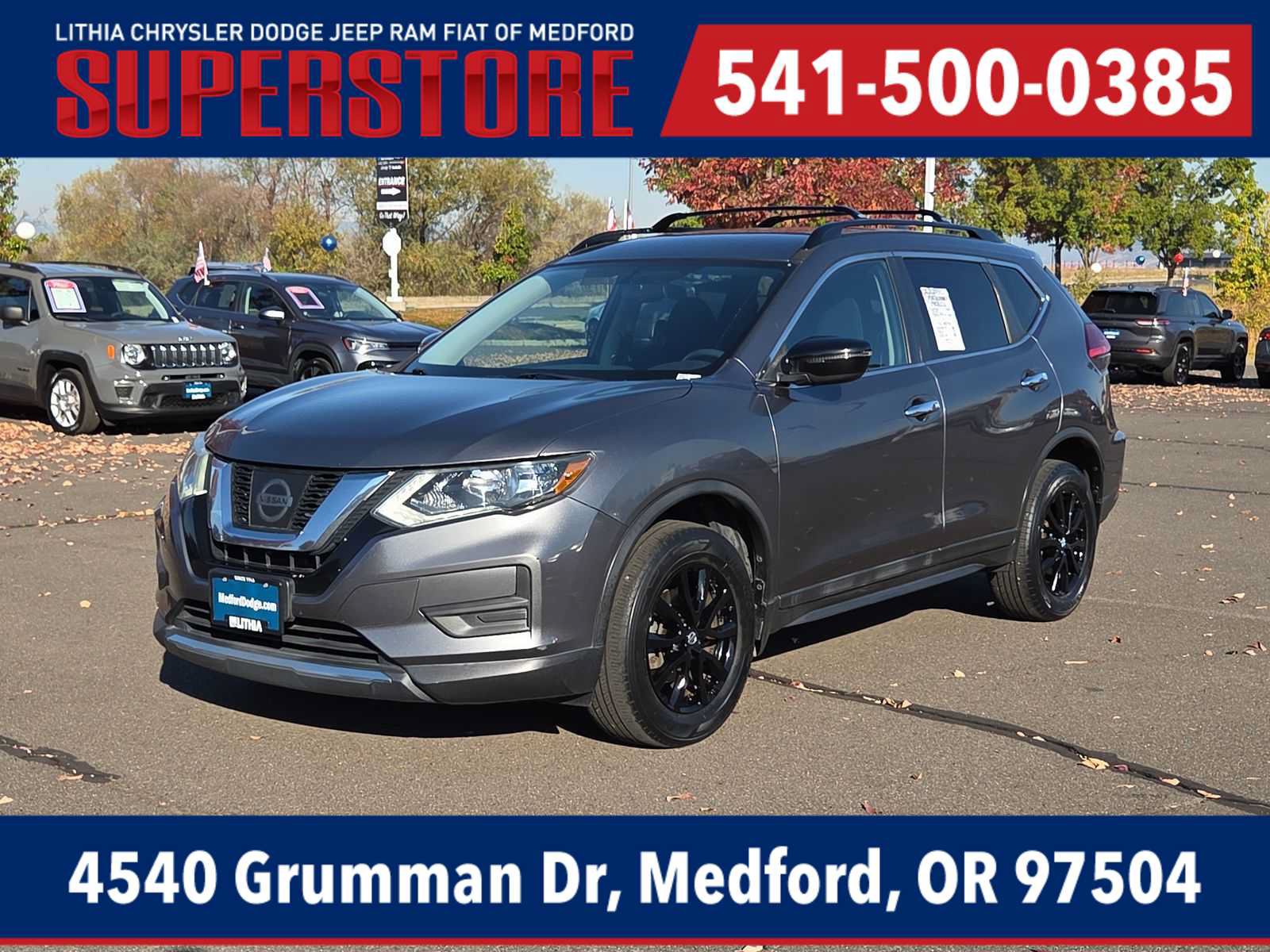 Used 2017 Nissan Rogue SV w/ Midnight Edition AWD/4WD image 1