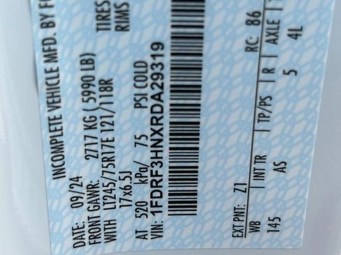 New 2024 Ford F350 XL w/ Snow Plow Prep Package image 14