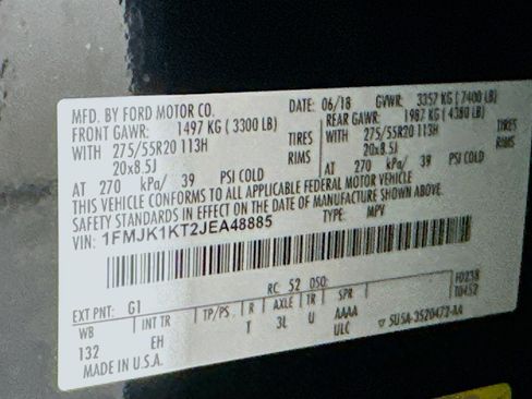 Used 2018 Ford Expedition Max Limited w/ Equipment Group 301A image 12