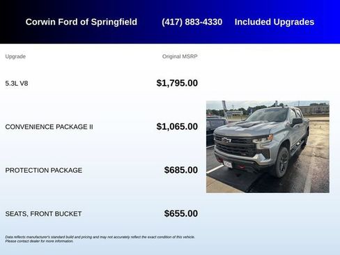 Used 2025 Chevrolet Silverado 1500 LT Trail Boss w/ Convenience Package II AWD/4WD image 5