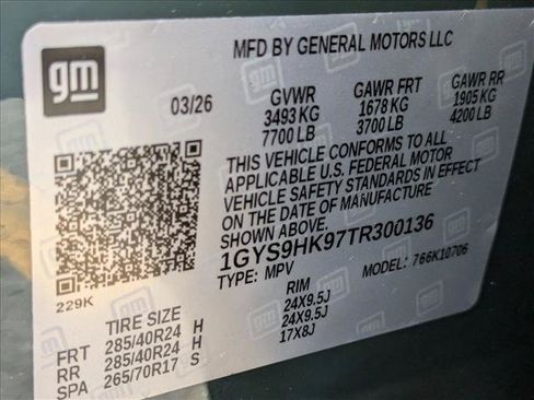 Used 2026 Cadillac Escalade V w/ LPO, Floor Liner Package AWD/4WD image 29