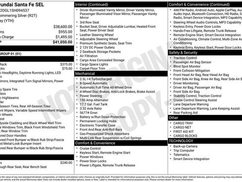 Used 2025 Hyundai Santa Fe SEL image 6