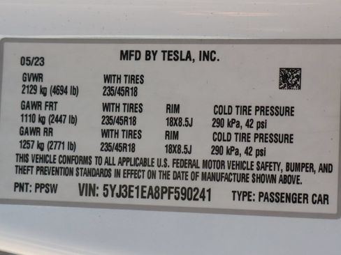 Used 2023 Tesla Model 3 Standard Range RWD image 44