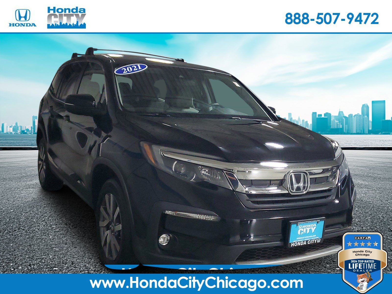 Used 2021 Honda Pilot EX image 1