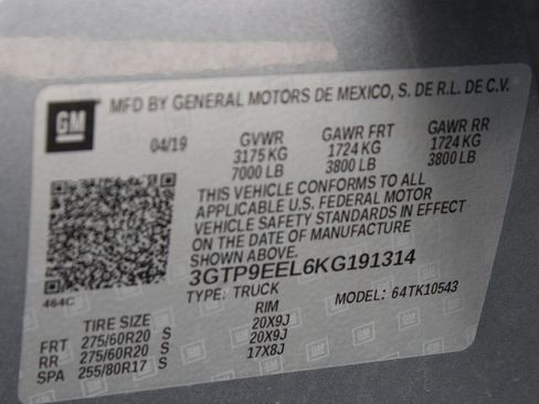 Used 2019 GMC Sierra 1500 AT4 w/ AT4 Premium Package image 54