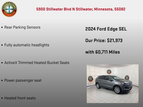 Used 2024 Ford Edge SEL AWD/4WD image 15