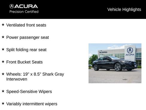 Certified 2023 Acura TLX SH-AWD w/ A-SPEC Pkg image 21