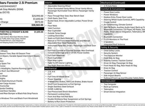 Used 2017 Subaru Forester 2.5i Premium image 4