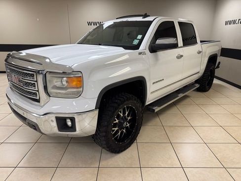 Used 2015 GMC Sierra 1500 SLT w/ SLT Crew Cab Value Package AWD/4WD image 3
