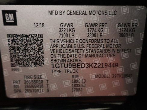 Used 2019 GMC Sierra 1500 SLE w/ SLE Value Package AWD/4WD image 88