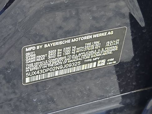 Used 2022 BMW X3 sDrive30i w/ M Sport Package RWD image 22
