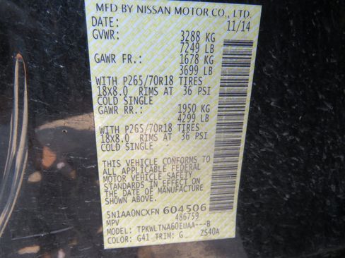 Used 2015 Nissan Armada SV image 24