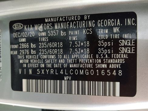 Used 2021 Kia Sorento S FWD image 33