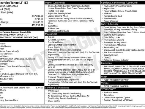 Used 2021 Chevrolet Tahoe LT image 37