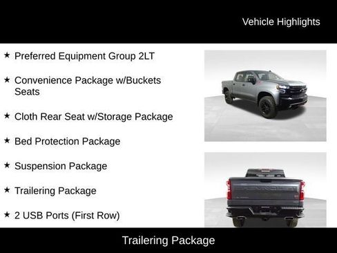 Used 2021 Chevrolet Silverado 1500 LT Trail Boss w/ Bed Protection Package image 7