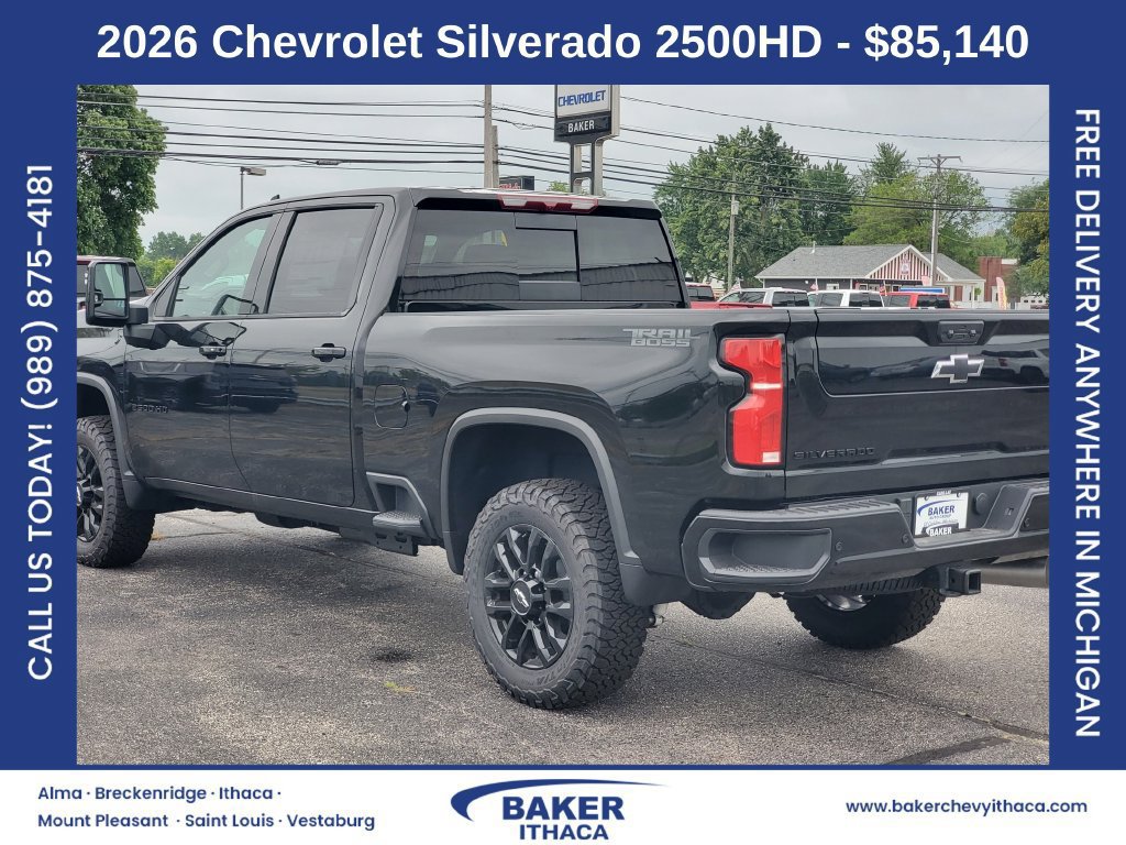 New 2026 Chevrolet Silverado 2500 LTZ w/ Trail Boss Package AWD/4WD image 3