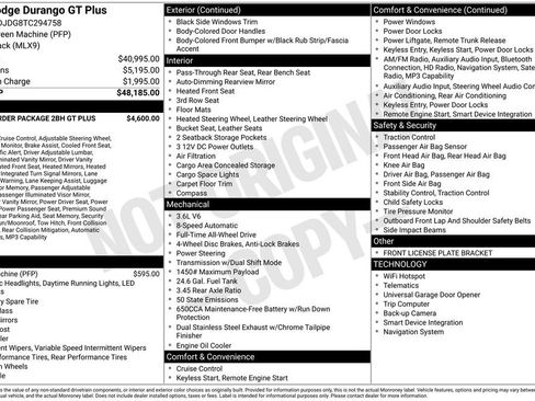 New 2026 Dodge Durango GT AWD/4WD image 2