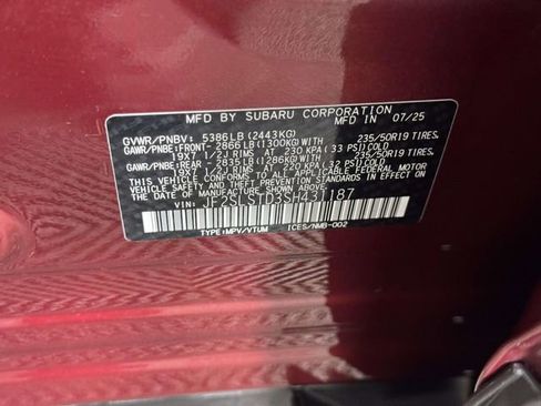 Certified 2025 Subaru Forester Touring AWD/4WD image 16
