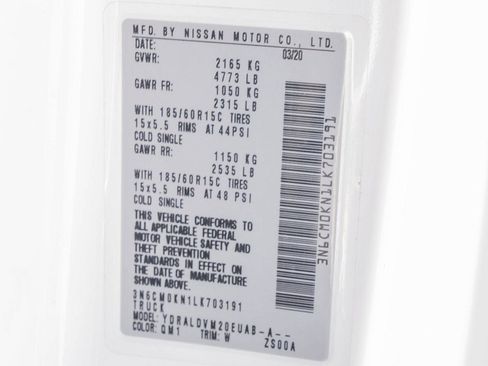 Used 2020 Nissan NV200 S w/ Back Door Glass Package image 35