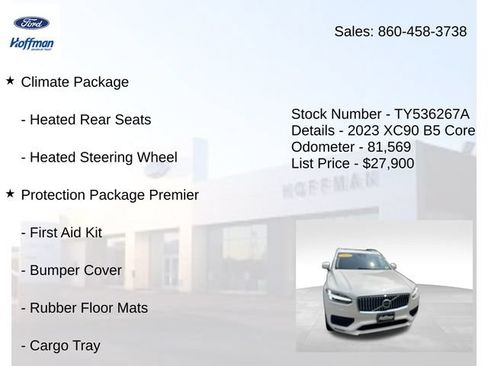 Used 2023 Volvo XC90 B5 Core w/ Protection Package Premier AWD/4WD image 5