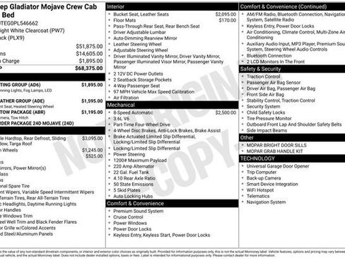 Used 2023 Jeep Gladiator Mojave w/ LED Lighting Group image 58