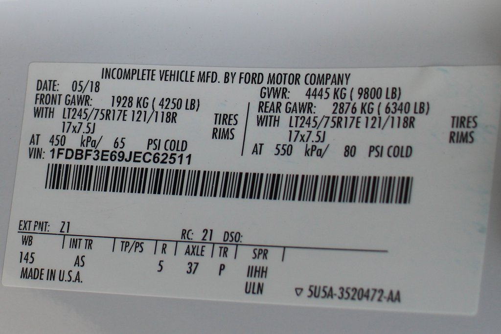 Used 2018 Ford F350 XL w/ Power Equipment Group RWD image 40