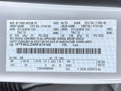 Certified 2024 Ford F150 XLT w/ Mobile Office Package image 30