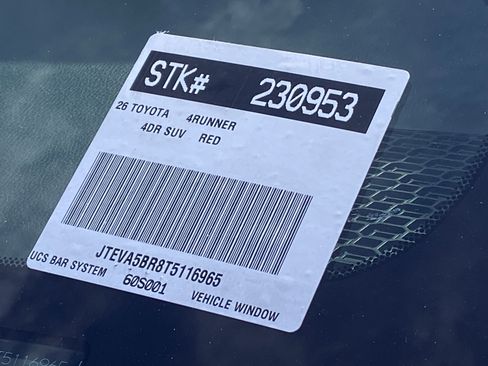 Used 2026 Toyota 4Runner SR5 AWD/4WD image 23