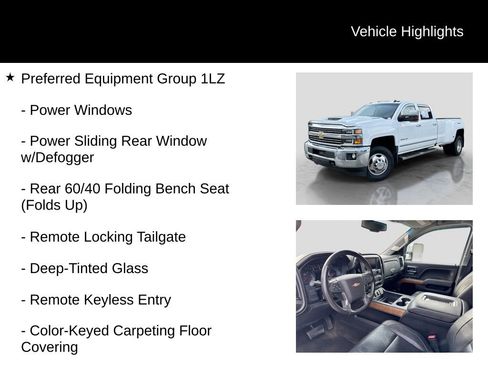 Used 2017 Chevrolet Silverado 3500 LTZ w/ Duramax Plus Package image 6