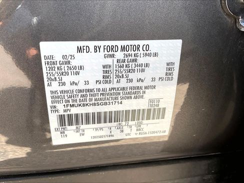 Used 2025 Ford Explorer ST-Line AWD/4WD image 34