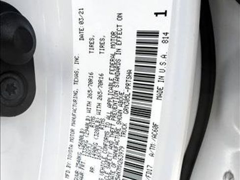 Certified 2021 Toyota Tacoma TRD Off-Road w/ Technology Package image 22