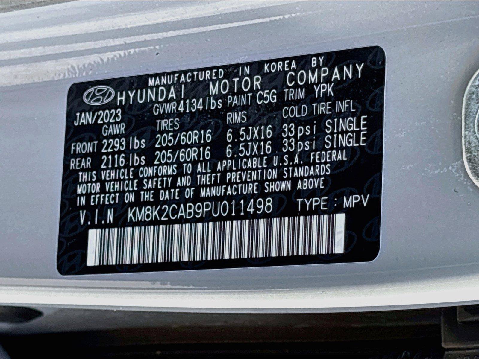 Used 2023 Hyundai Kona SE w/ Cargo Package AWD/4WD image 29