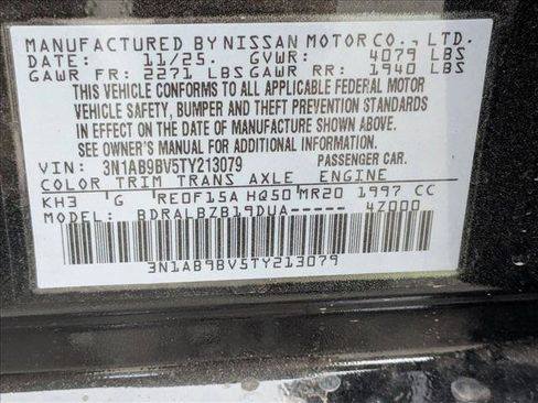 New 2026 Nissan Sentra S image 16