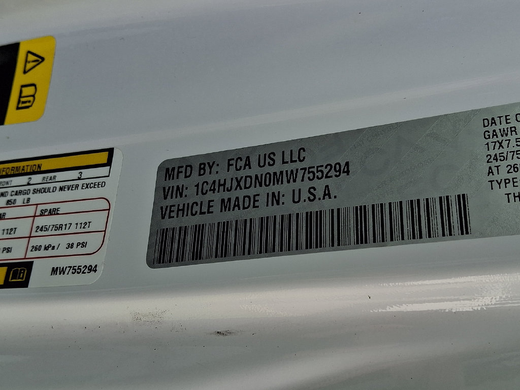 Certified 2021 Jeep Wrangler Unlimited Sport AWD/4WD image 26