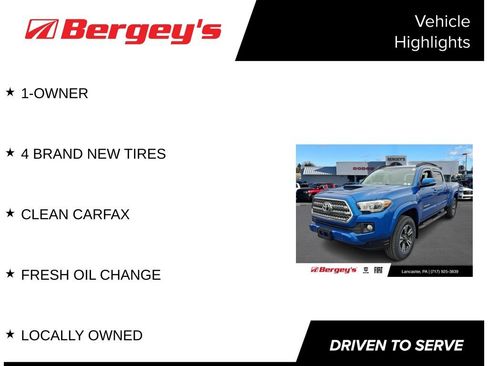 Used 2017 Toyota Tacoma TRD Sport w/ Premium & Technology Package AWD/4WD image 5