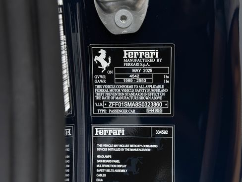 Certified 2025 Ferrari 296 GTS RWD image 23