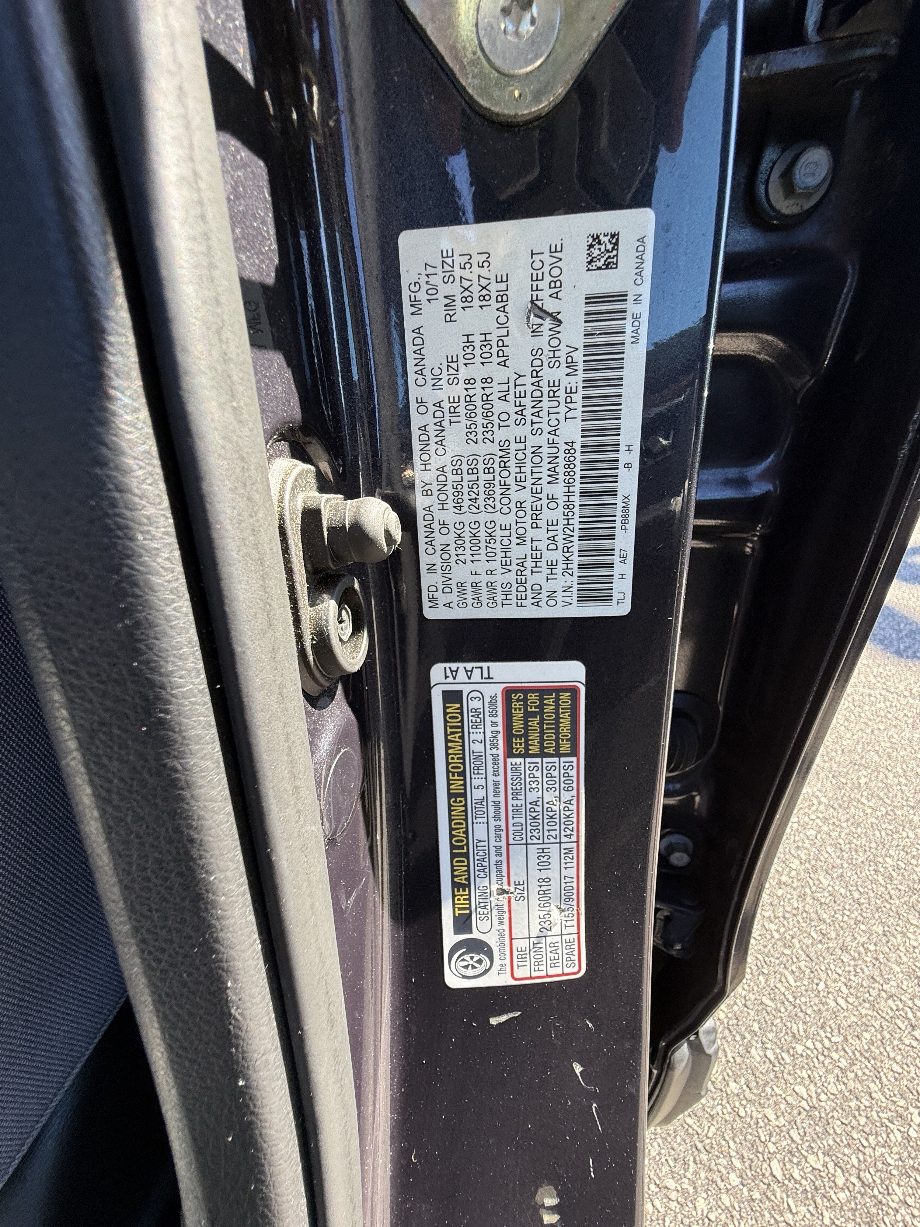 Certified 2017 Honda CR-V EX image 37