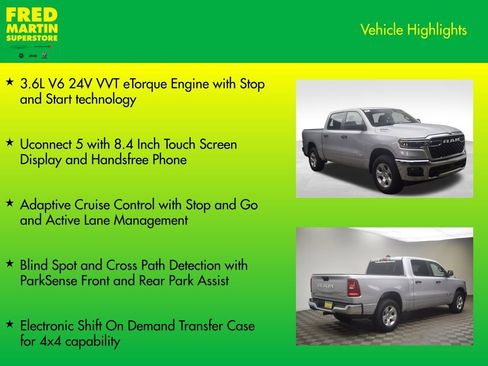 New 2026 RAM 1500 4x4 Crew Cab image 7