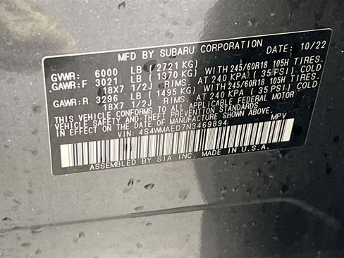 Used 2022 Subaru Ascent Premium w/ Convenience Package image 31