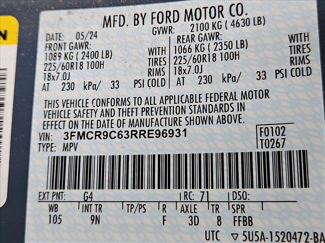 Used 2024 Ford Bronco Sport Outer Banks w/ Tech Package AWD/4WD image 15