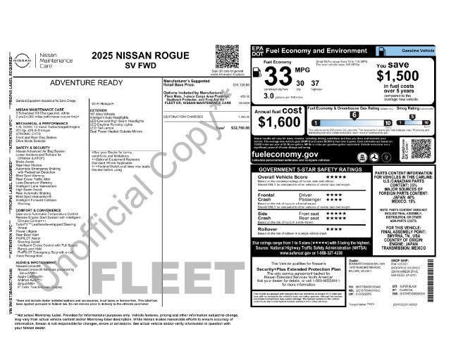 Used 2025 Nissan Rogue SV FWD image 34