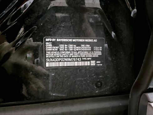 Used 2022 BMW X3 sDrive30i w/ Premium Package 2 image 33