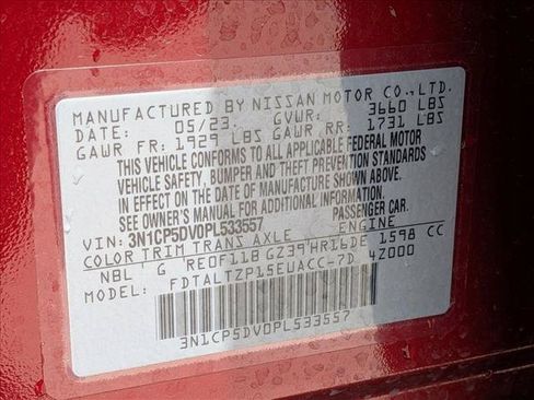 Used 2023 Nissan Kicks SR w/ SR Premium Package FWD image 24