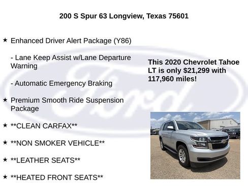 Used 2020 Chevrolet Tahoe LT RWD image 25