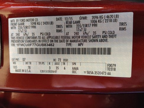 Used 2016 Ford Escape S image 33