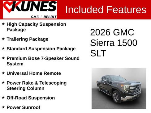 New 2026 GMC Sierra 1500 SLT w/ SLT Premium Package image 3