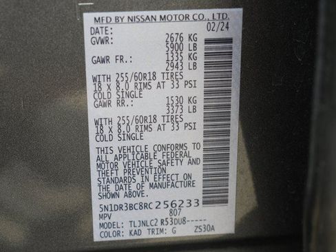 Used 2024 Nissan Pathfinder SV AWD/4WD image 34